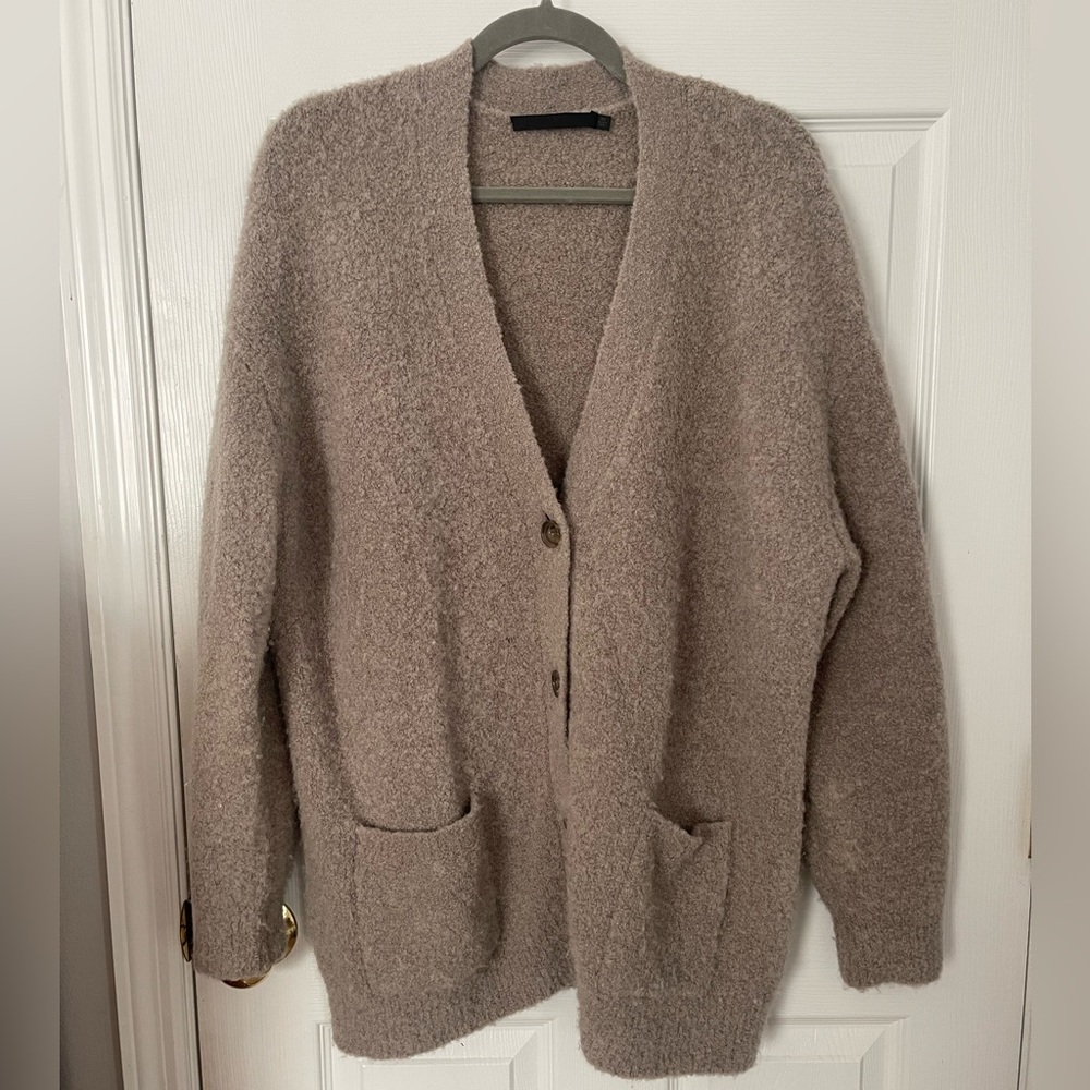 Jenni Kanye Boucle Cocoon cardigan